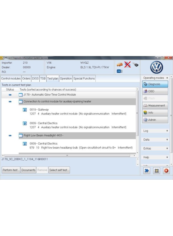 VW Audi Bentley dealerlevel diagnostics, coding programming